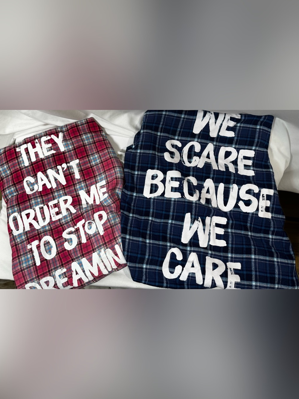 Set of 2 Cakeworthy Disney/Pixar long sleeve flannel button shirts size large